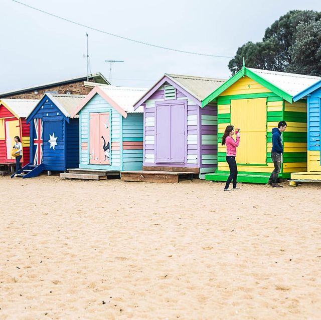 Colourful Coastal Charm at Brighton Beach