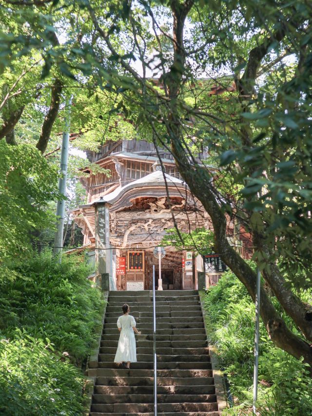 【福島】世界的に珍しい建築構造スポット🐚登りきった光景に注目！🌟 