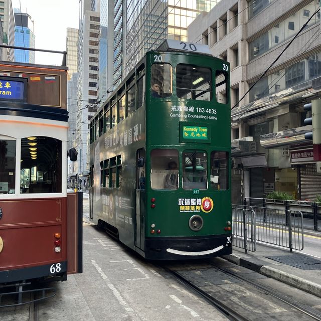 홍콩을 느리게 돌아보고 싶을 때, Tram Oramic Tour!