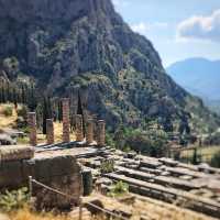 世界遺産のデルフィ古代遺跡