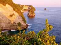 The Famous "Dragon" Beach on Nusa Penida