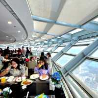 上海海神大酒店50樓旋轉餐廳體驗