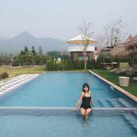 แช่อ่าง Outdoor ส่วนตัวชมวิวเขา ในแม่วางเชียงใหม่
