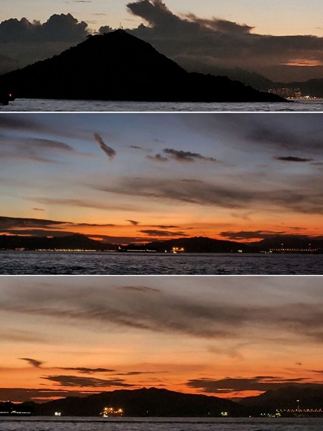 🌅「堅尼地城黃昏海濱，大自然之美。」✨️