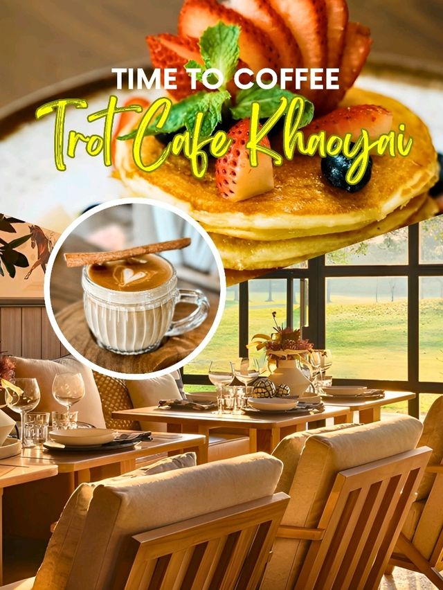 🤩 คาเฟ่สไตล์คันทรี่ Trot Cafe Khaoyaiq