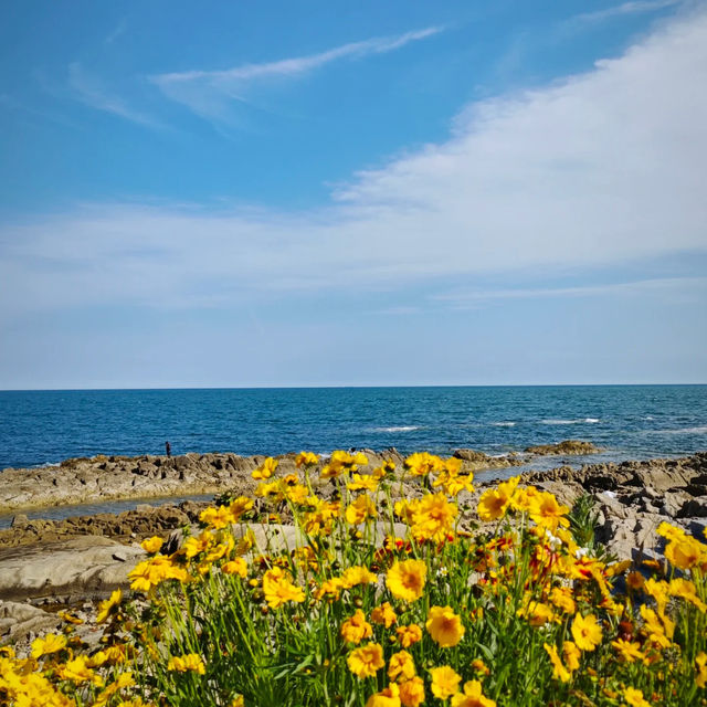 碧海藍天～水氣海水浴場