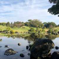 「熊本水前寺成趣園：自然景觀與日式風格完美結合，四季風景各異」