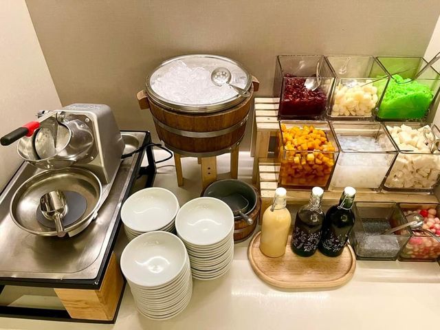 Asian street food buffet dinner