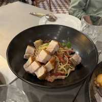 Pet friendly fusion restaurant 