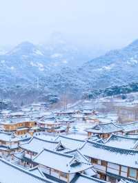 ❄️ 서울의 아름다운 레트로 한옥 눈풍경을 볼 수 있는⛄️한옥마을 여행지 추천
