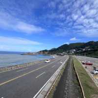 YinYangHai(阴阳海) - A bay where the sea is a mix of yellow & blue.