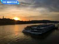 爛漫指數破表，多瑙河畔的夕陽：塞切尼鐵橋