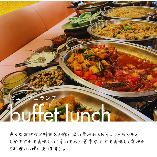 大阪【本格タイ料理ビュッフェ！】タイ政府認定の人気店！