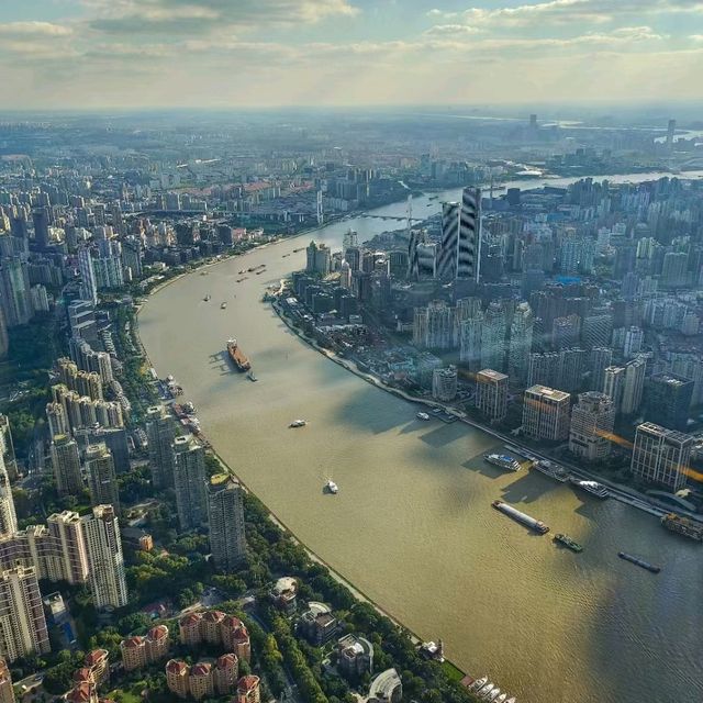 Shanghai from the clouds