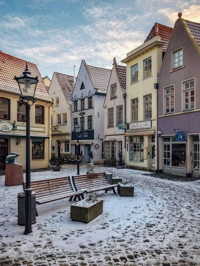 Old town of be bremen Germany 