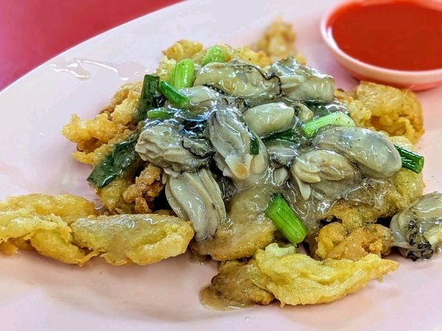 曼谷唐人街的在地小吃蚵仔煎：Nai Mong Hoi Thod