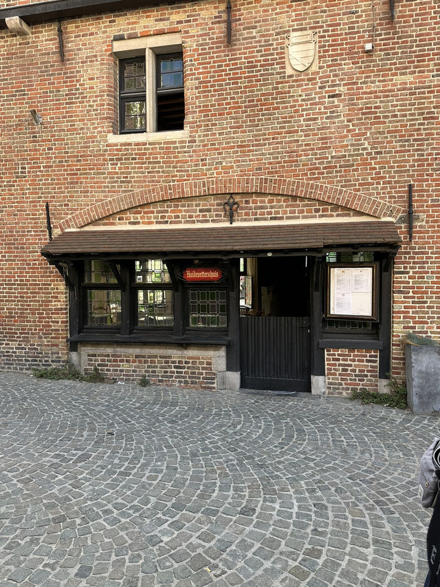 Less crowded square in Bruges