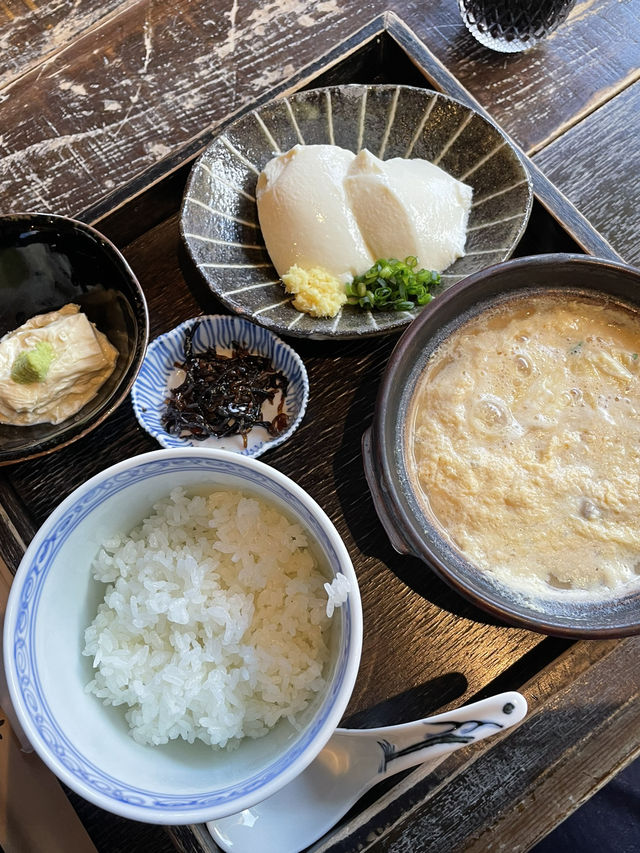 일본 하코네, 최고의 두부 요리 추천! Yubadon naokichi 