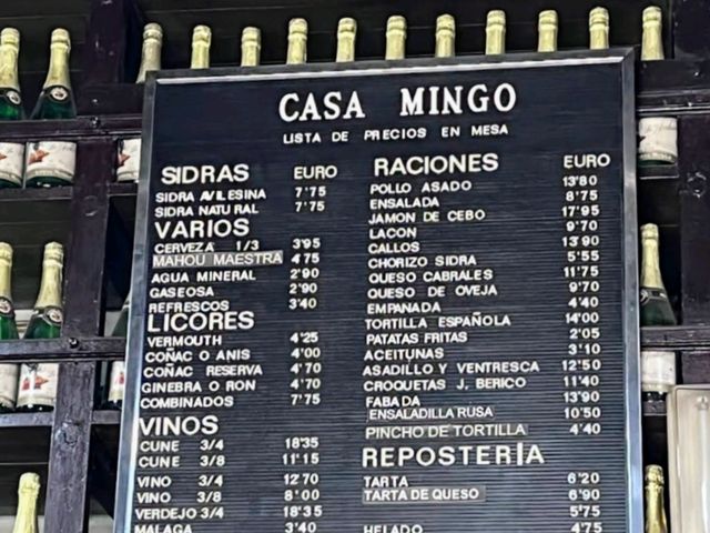 Casa Mingo 一口烤雞、一口蘋果酒，馬德里特色餐酒館