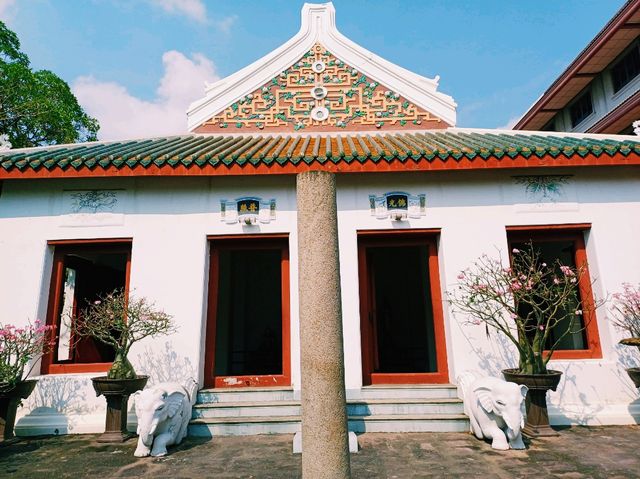 泰國曼谷市中心皇家古跡寺廟景點:Ratcha Orasaram Ratchaworawihan (Chom Thong)，適合拍照📸打卡