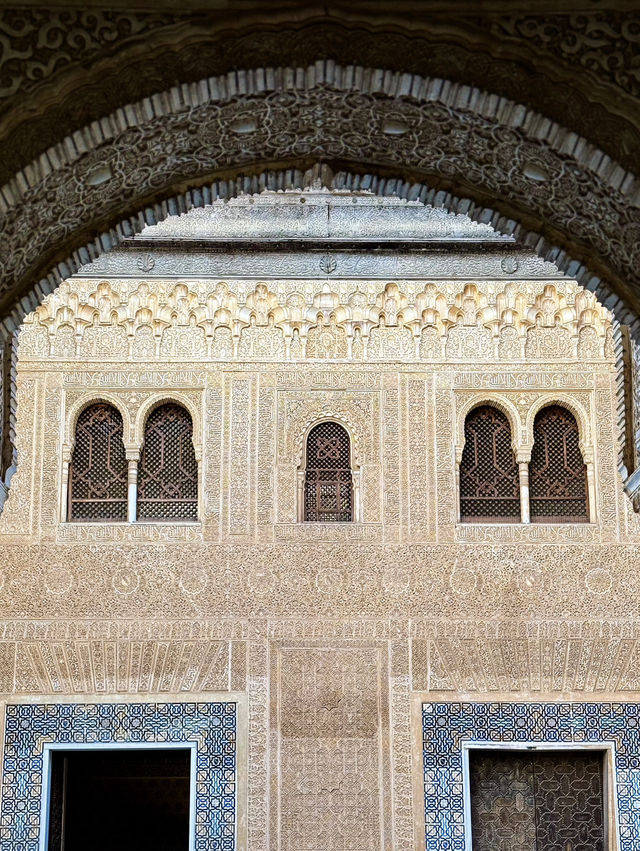 This “starry” ceiling in Nasrid Palace took my breath away