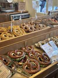 Wide variety of pretzels 