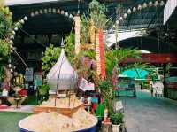 泰國曼谷市中心湄南河畔著名古跡皇家寺廟景點：Wat Pha Si，百年歷史古跡寺廟，適合打卡拍照📸冥想