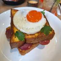 good coffee but pricey food