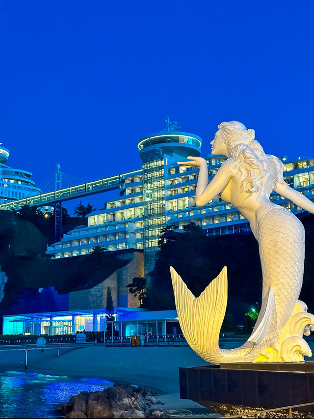Beautiful Mermaid Statue near Sun Cruise Resort