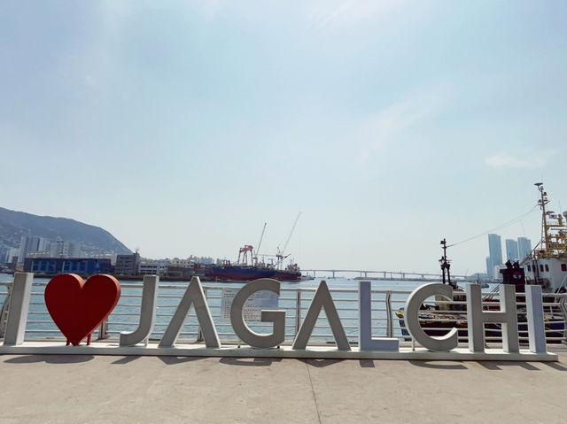 釜山🇰🇷扎嘎其市場🦞海港美食體驗