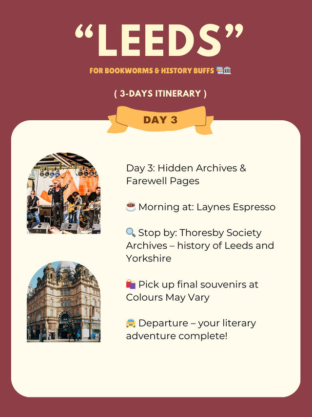 Leeds 3-days itinerary 