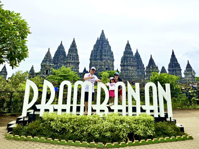 A day in Prambanan Temple with a toddler