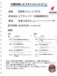【エアチャイナ　レビュー】北京経由でヨーロッパのポーランドへ！✈️