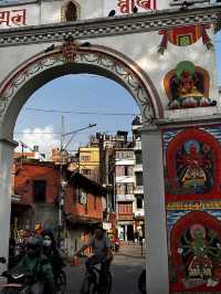 Patan Dhoka is the main entrance to Patan Durbar Square