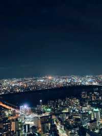 Starlit Osaka: A Night at Umeda Sky Building