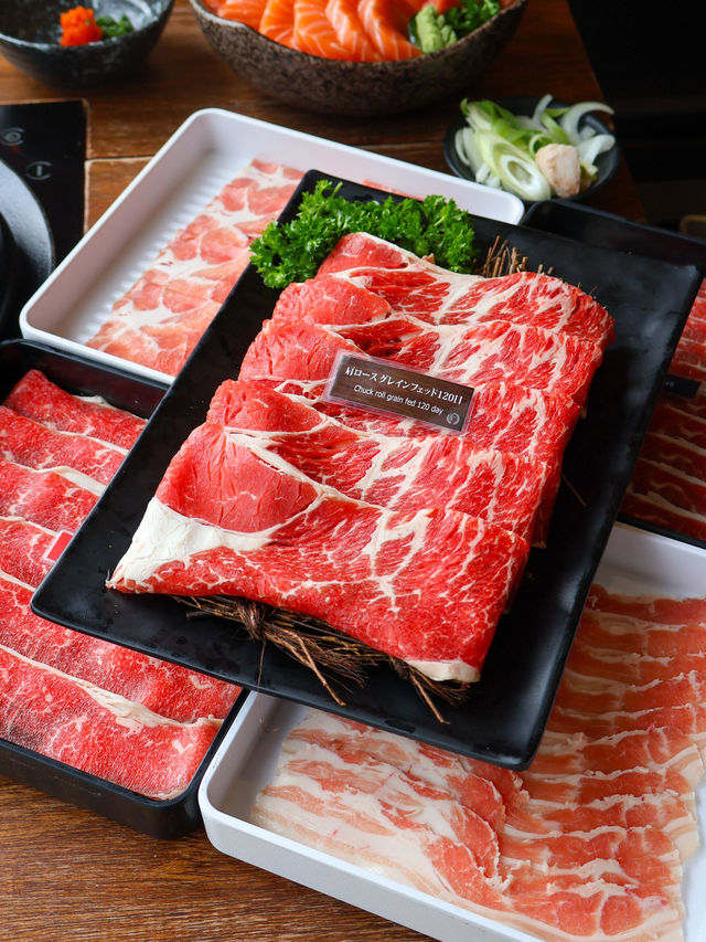 ร้านบุฟเฟ่ต์สุกี้สไตล์ญี่ปุ่น เพิ่มแซลมอนไม่อั้น