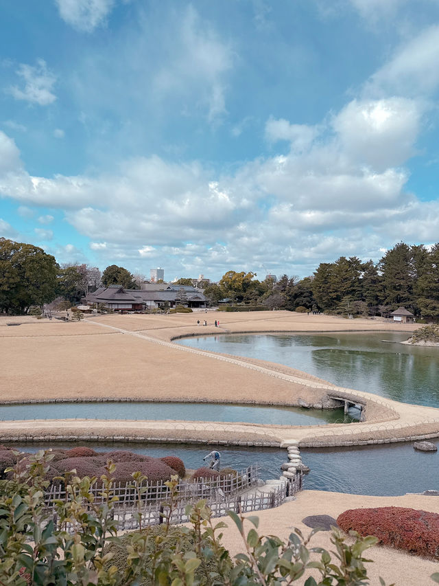 岡山後樂園🇯🇵！日本三大庭園之一！📸 靚爆！
