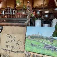 🌾緑の中の絶景カフェ！MEENA Cafeで非日常を体験🇹🇭