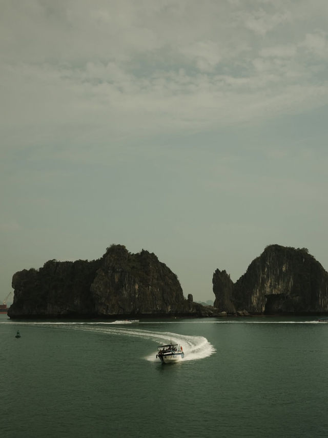 🚤世界遺産の絶景「ハロン湾」で、幻想的なクルーズ体験を