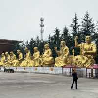 ✨ Famen Temple – The Golden Path of Faith ✨