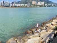 屯門海濱公園「幻愛橋  」🌟漫步海堤享受無敵海景  