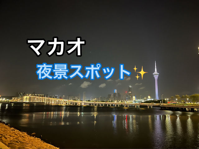 【マカオ半島】映える夜景スポット🌃📸
