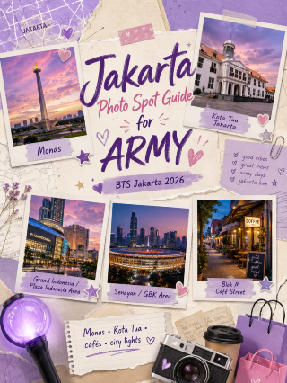 Panduan Spot Foto BTS Jakarta 2026: Lokasi Estetik & Mudah untuk Foto Travel ARMY