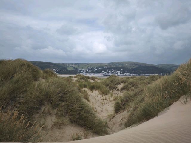 Dunes of fun in Ynyslas, Wales.
