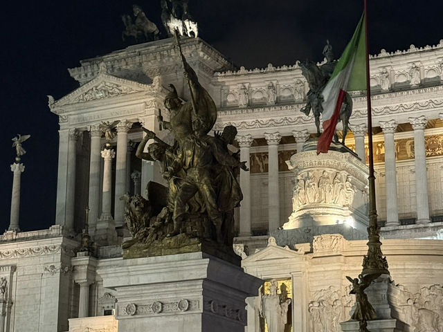 Rome by Night – A Magical City Walk 🇮🇹 