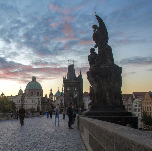Prague's Famous Bridge!
