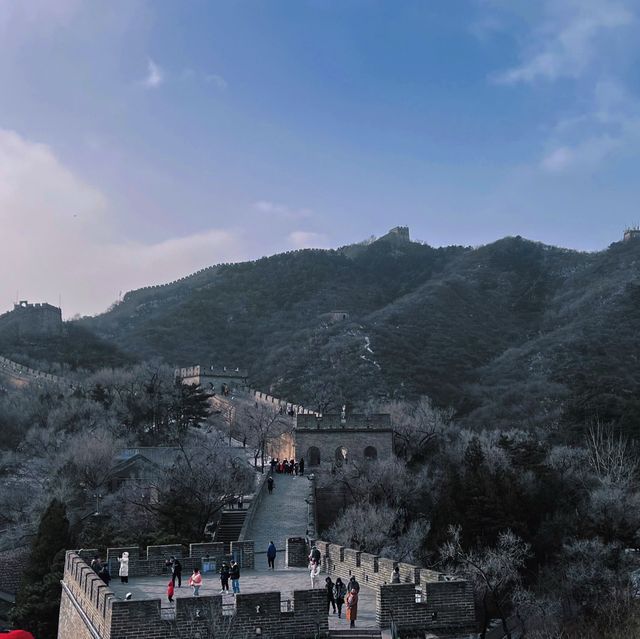 Winter Visit to Badaling Great Wall 🇨🇳 ❄️ 