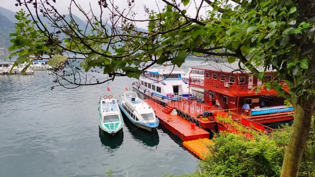 Tourist passenger transport on Dongjiang Lake