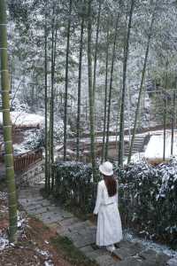 “雪是神的煙火”這裡不是北海道，是安吉！