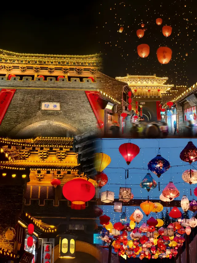 The Lantern Festival on Dongguan Street in Yangzhou during the Spring Festival is just too beautiful